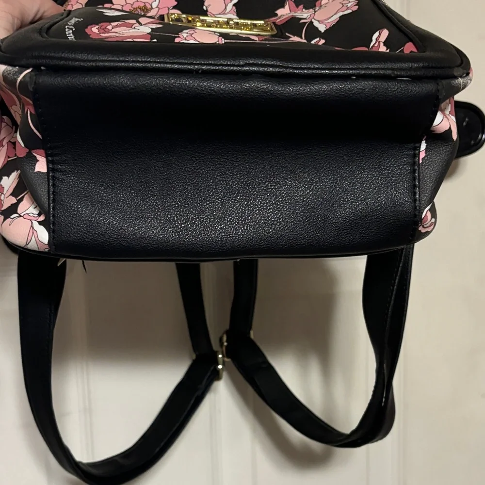 Juicy Couture Floral Black and Pink Backpack - Picture 14 of 14